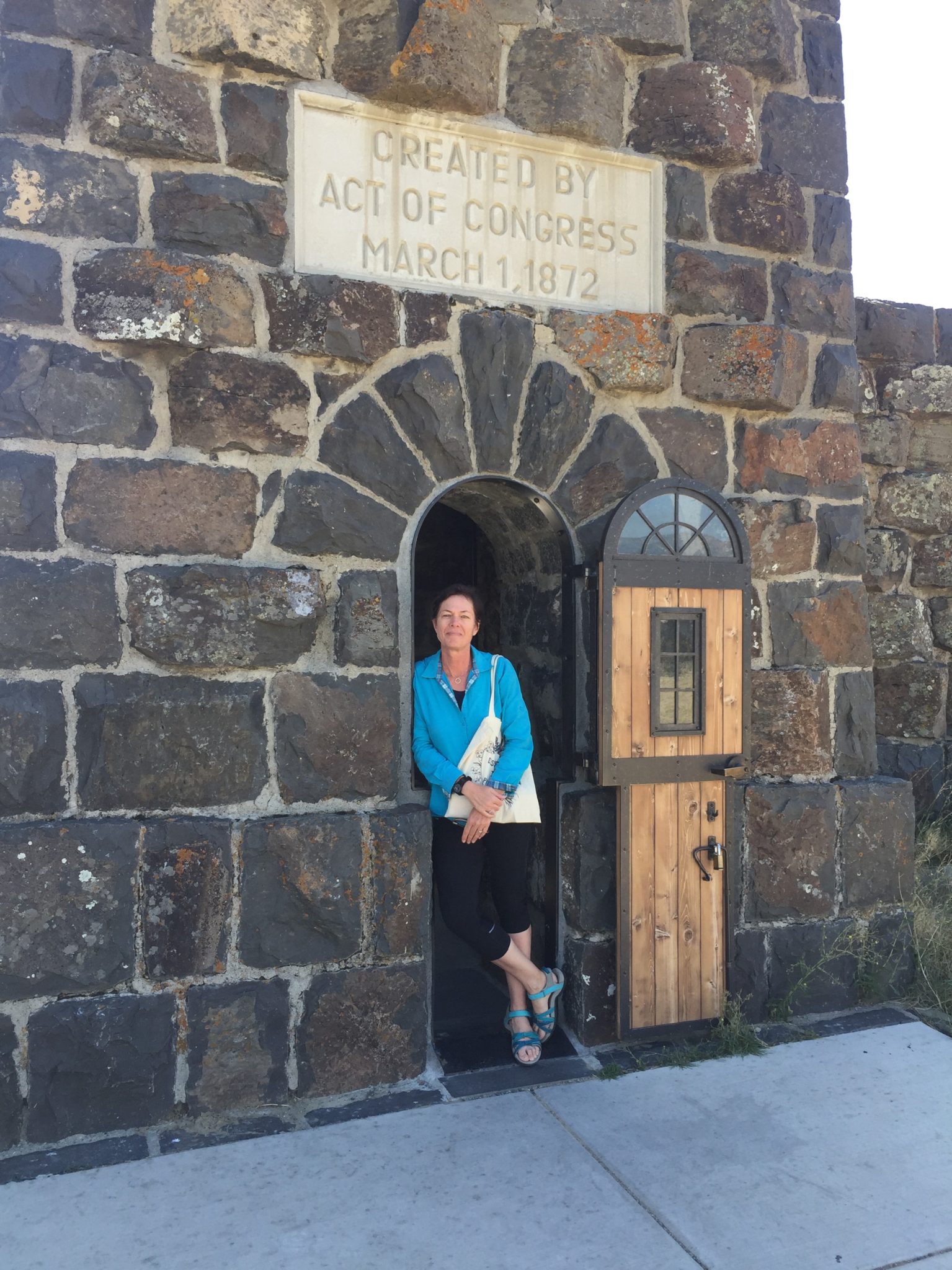 Diane Bourdo outside of the office